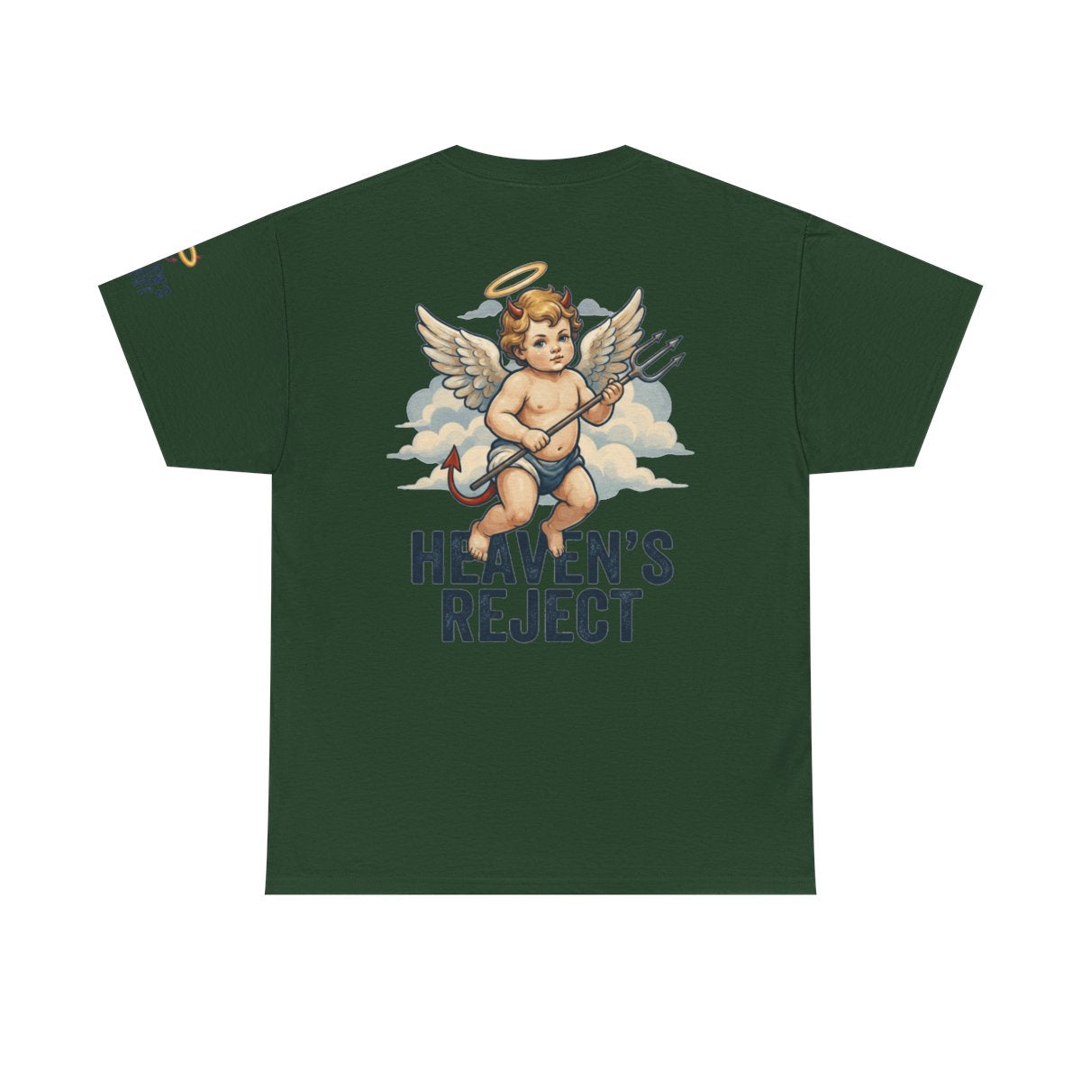 Color: Forest Green | Heaven's Reject Premium Graphic Tee