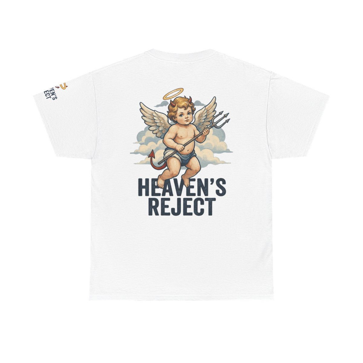 Color: White | Heaven's Reject Premium Graphic Tee