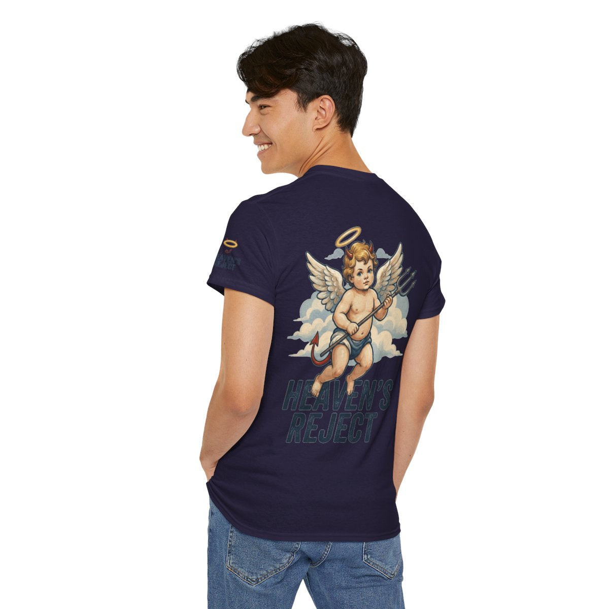 Color: Blackberry | Heaven's Reject Premium Graphic Tee