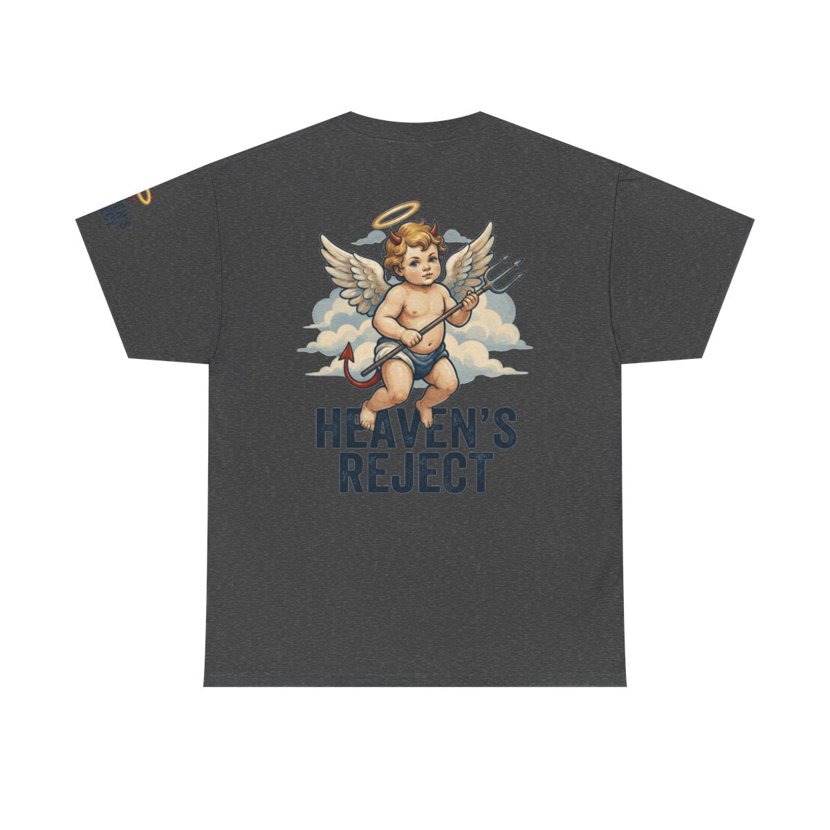 Color: Dark Heather | Heaven's Reject Premium Graphic Tee