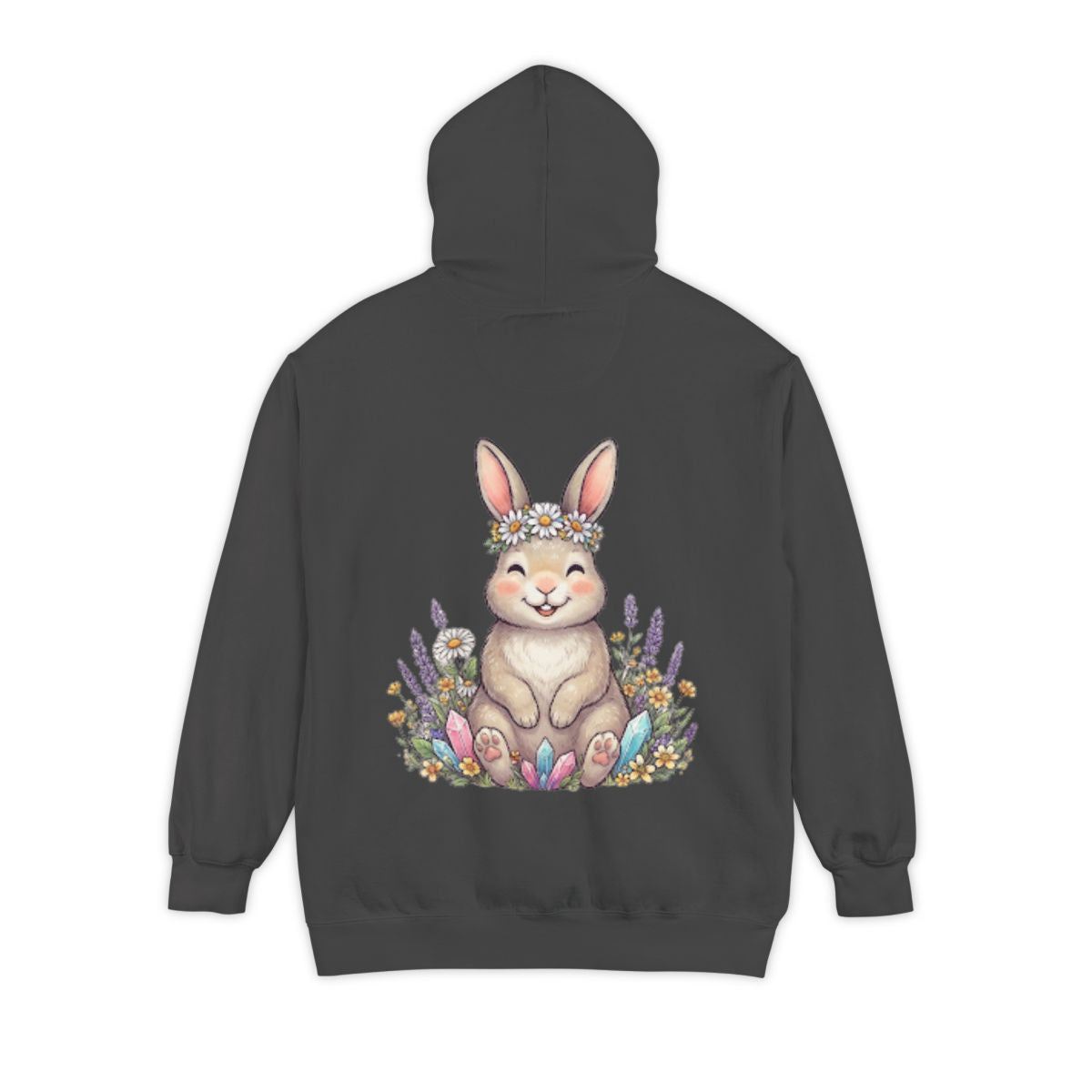 Color: Pepper | Hippy Bunny Garment-Dyed Hoodie
