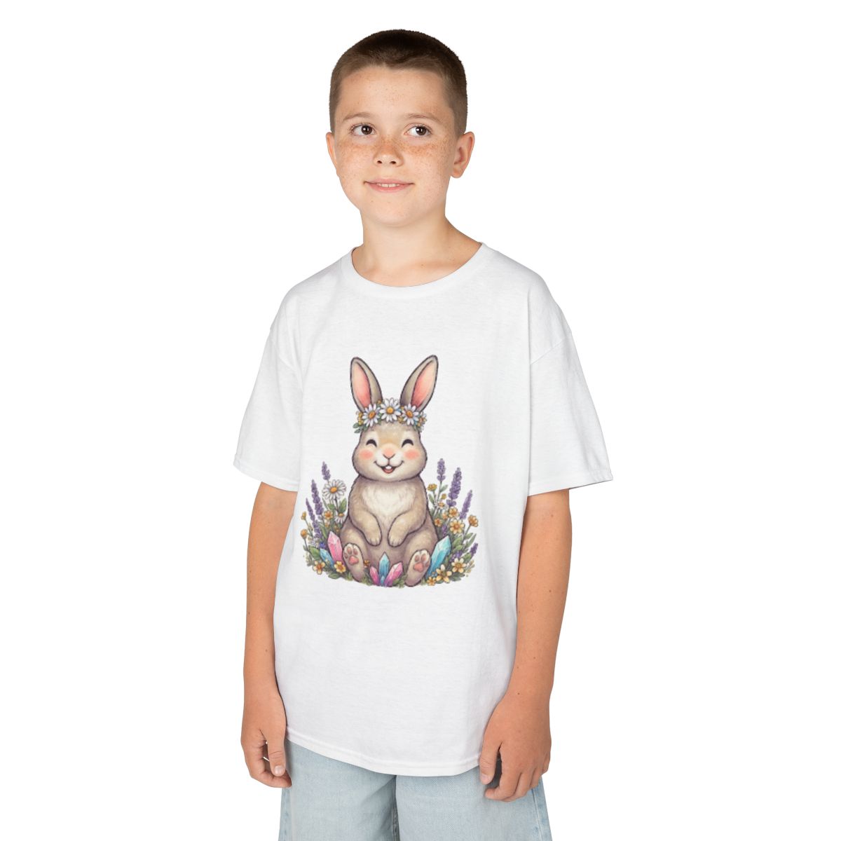 Color: White | Hippy Bunny Kids Tee