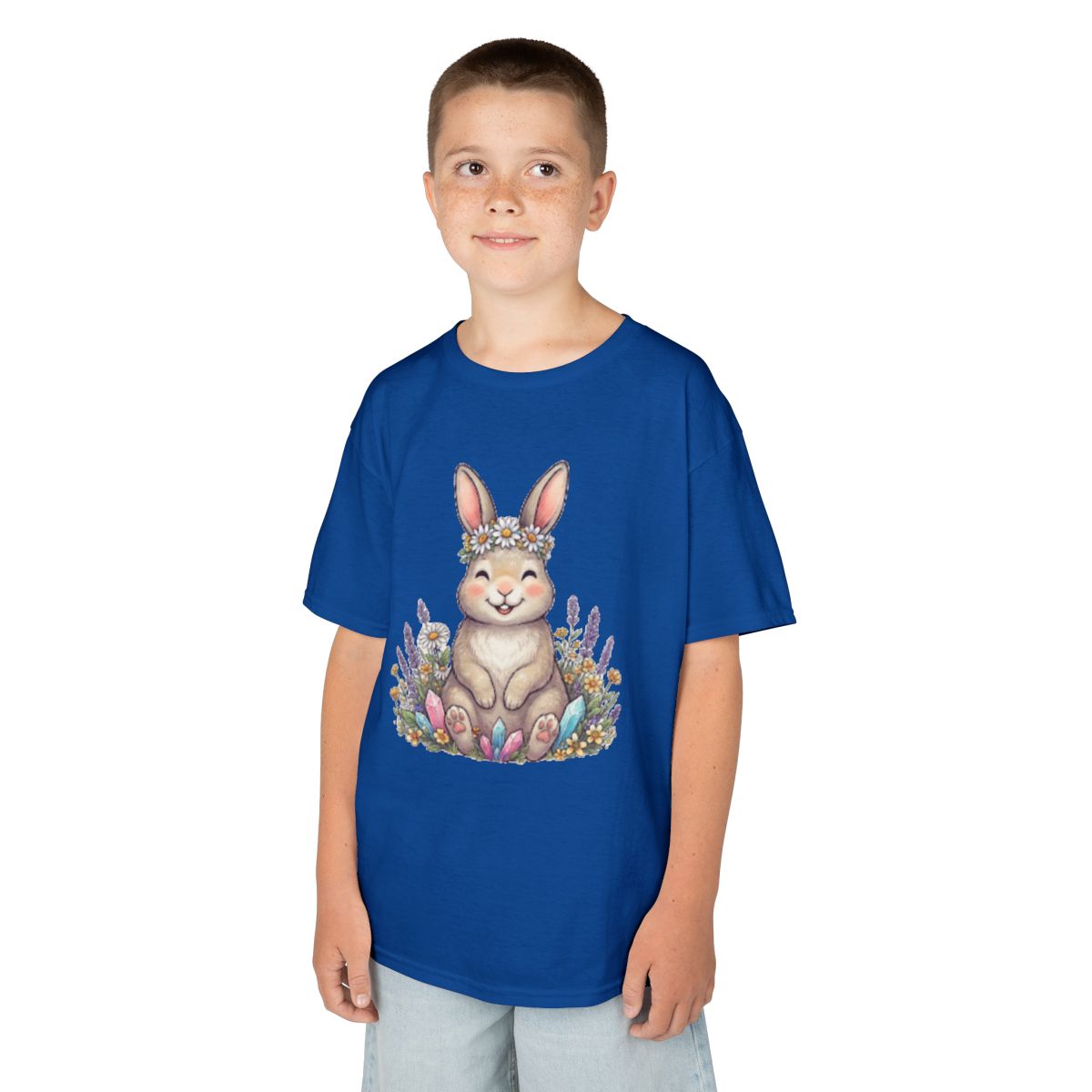 Color: Royal | Hippy Bunny Kids Tee