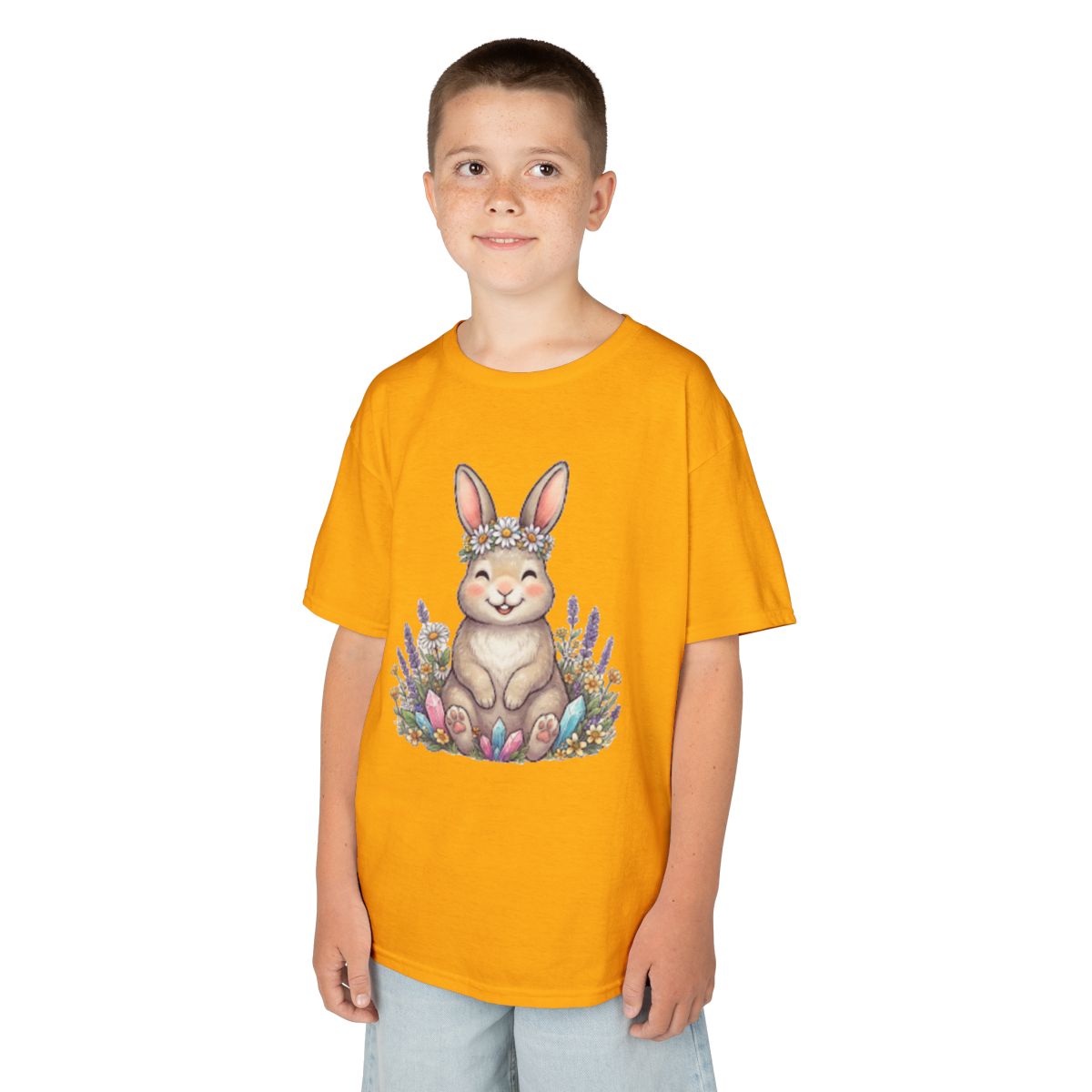 Color: Gold | Hippy Bunny Kids Tee