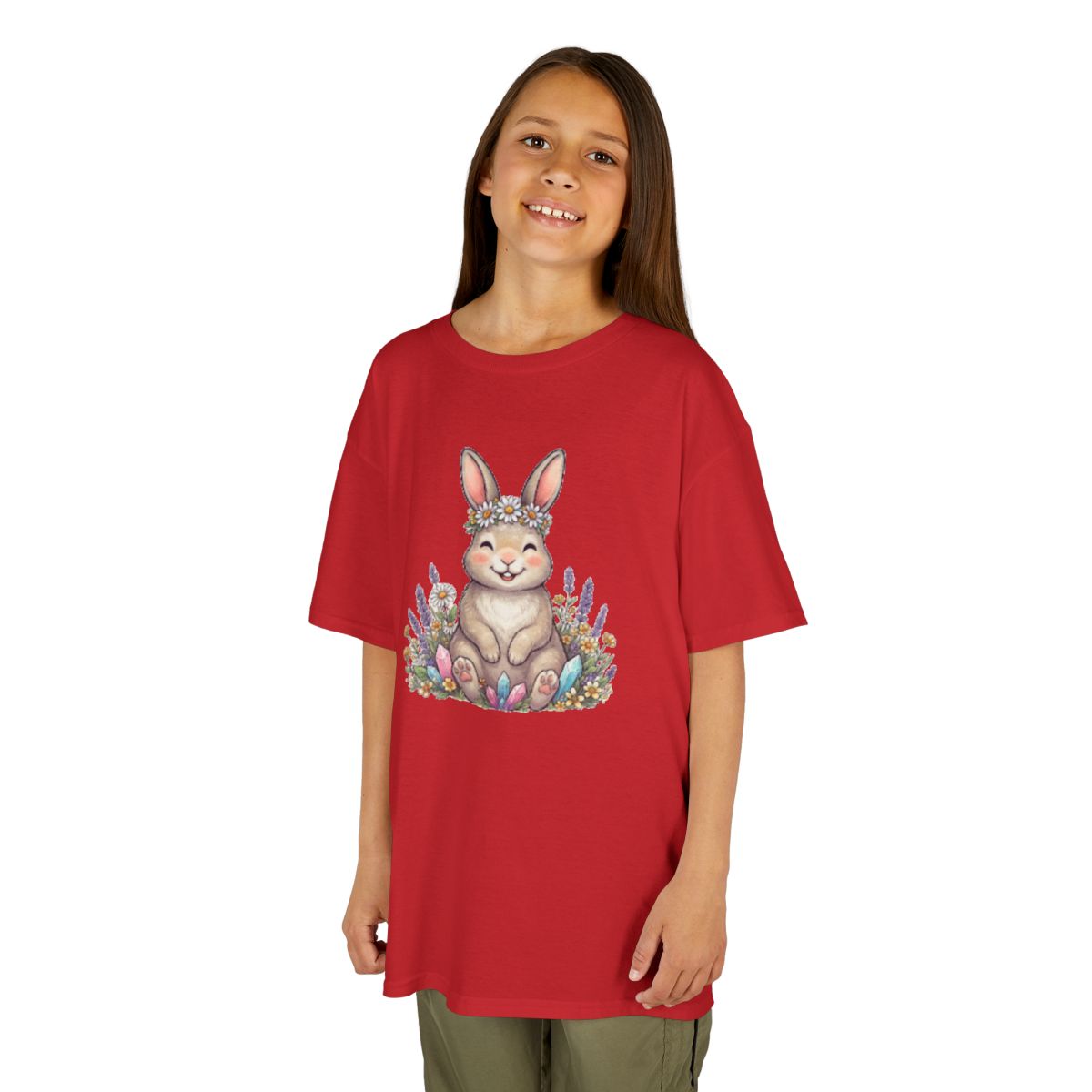 Color: Red | Hippy Bunny Kids Tee