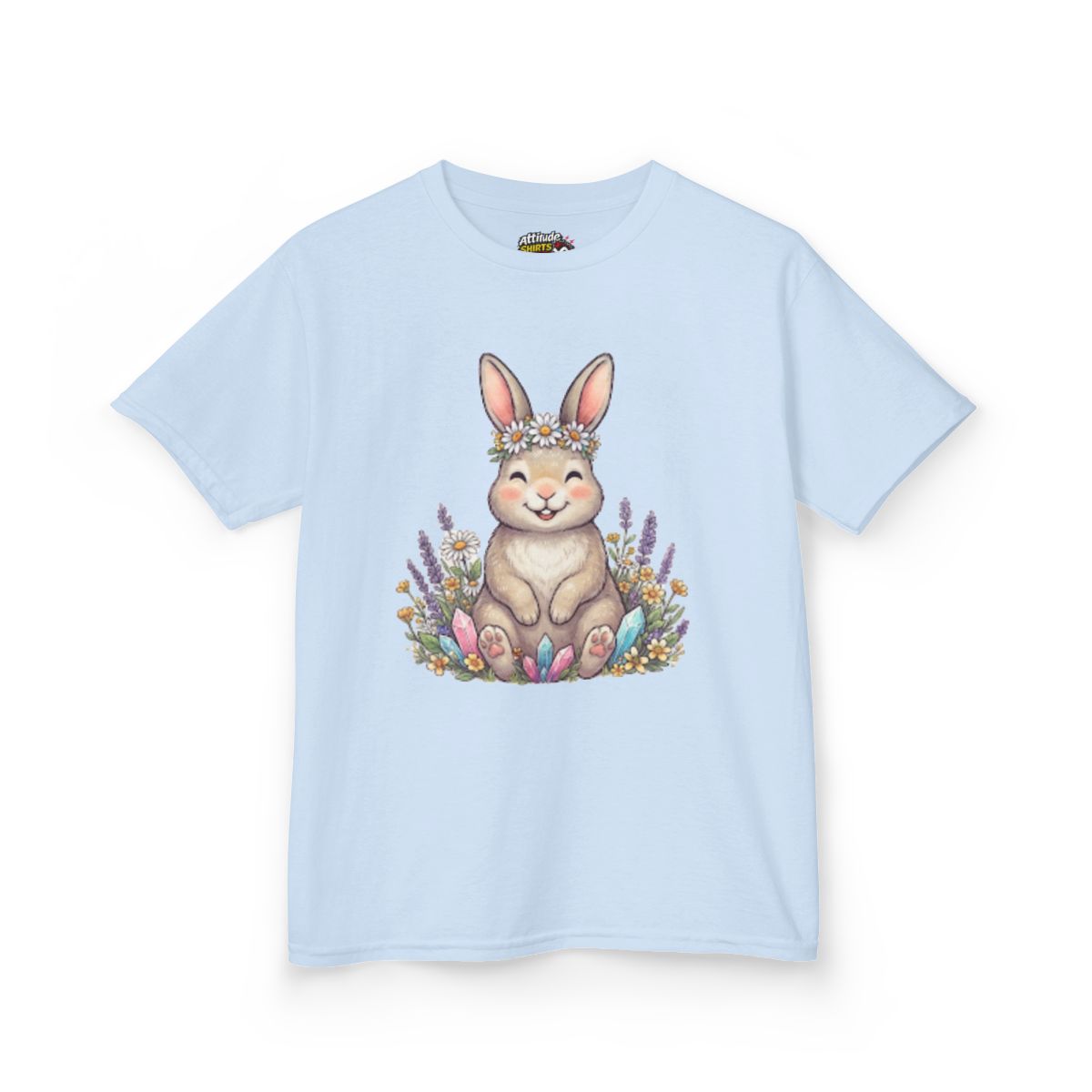 Color: Light Blue | Hippy Bunny Kids Tee