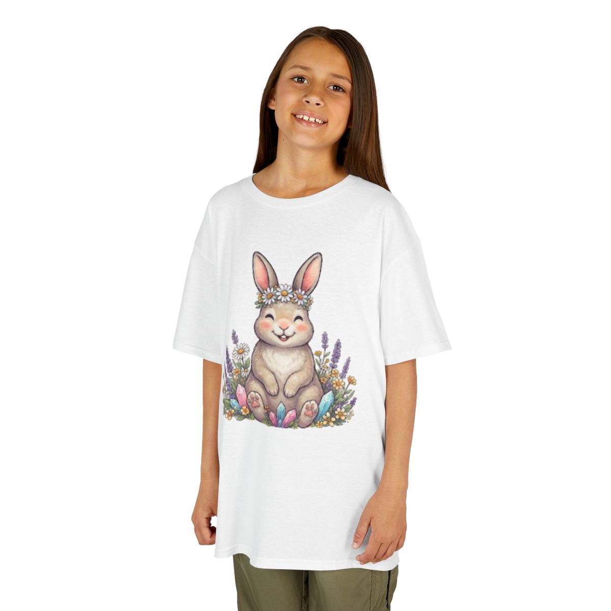 Color: White | Hippy Bunny Kids Tee