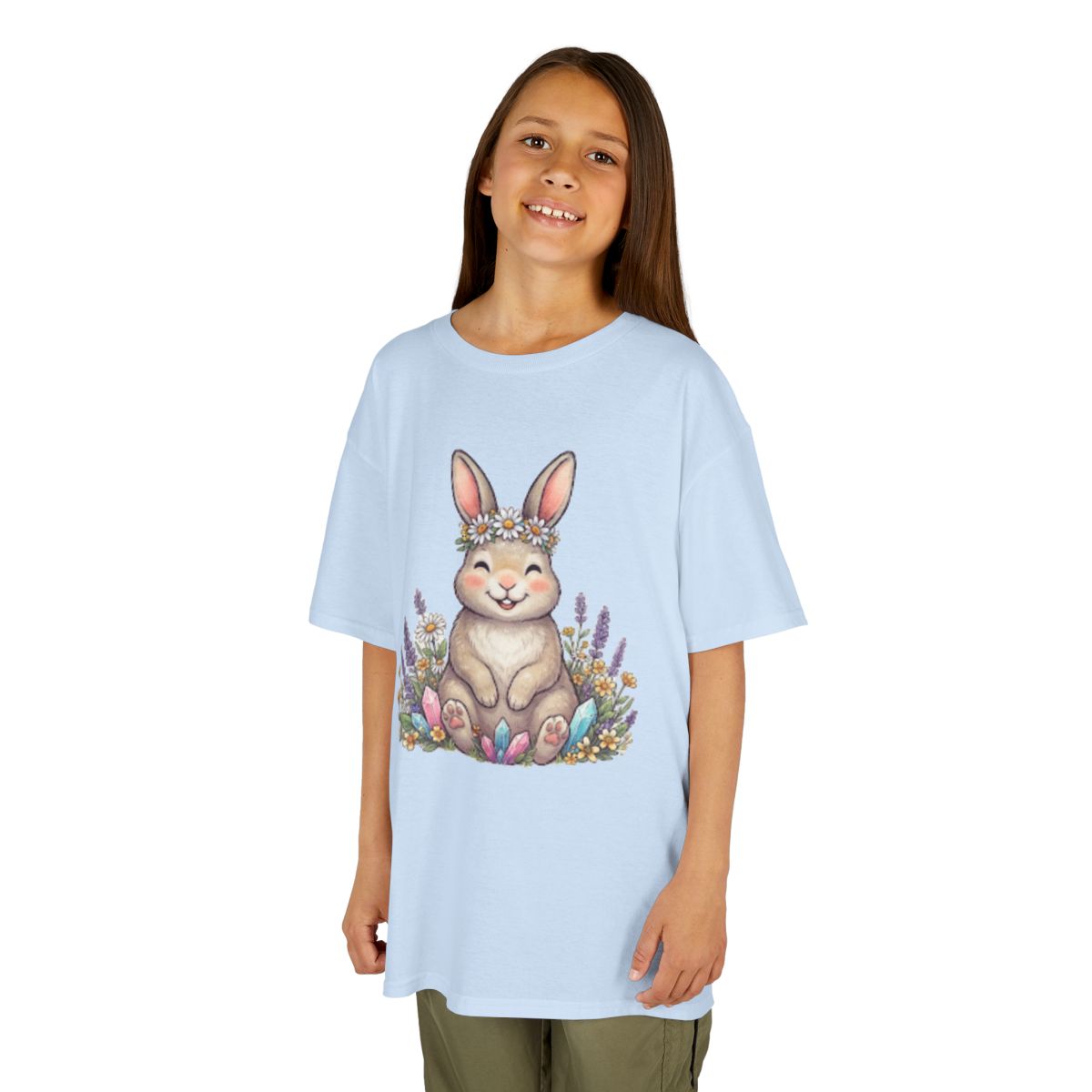 Color: Light Blue | Hippy Bunny Kids Tee