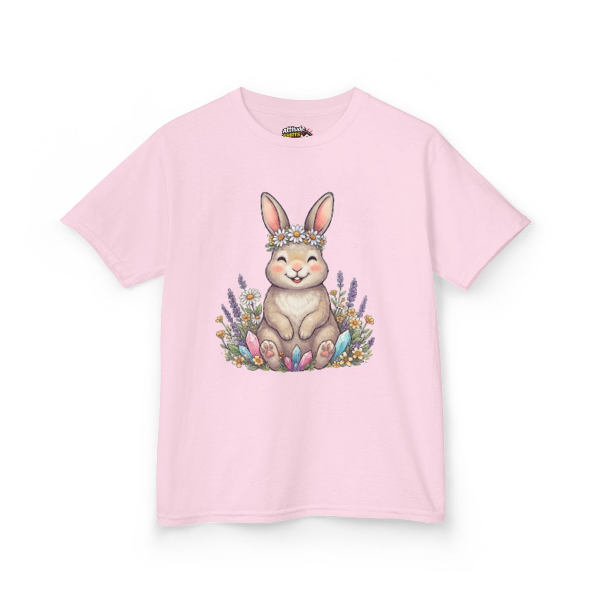 Color: Light Pink | Hippy Bunny Kids Tee