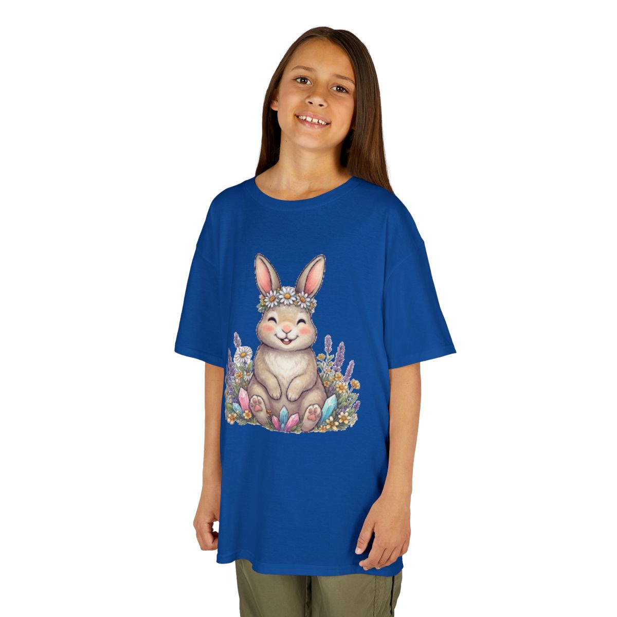 Color: Royal | Hippy Bunny Kids Tee