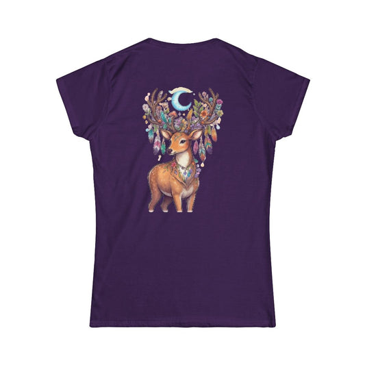 Color: Purple | Hippy Deer Women's Tee