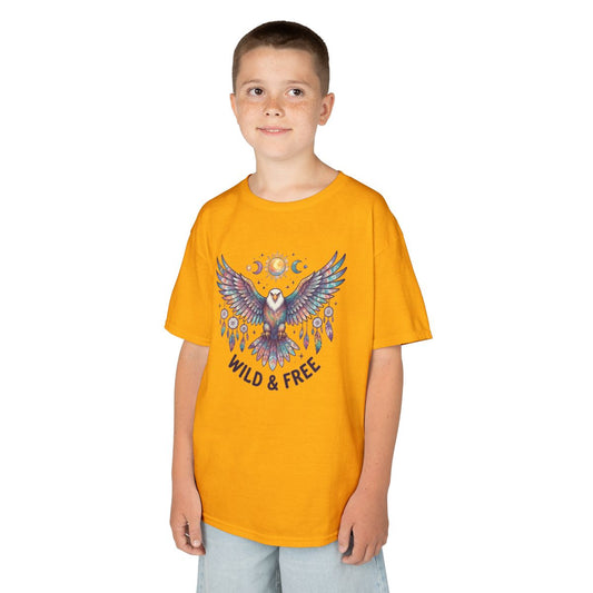 Color: Gold | Hippy Eagle Kids Tee