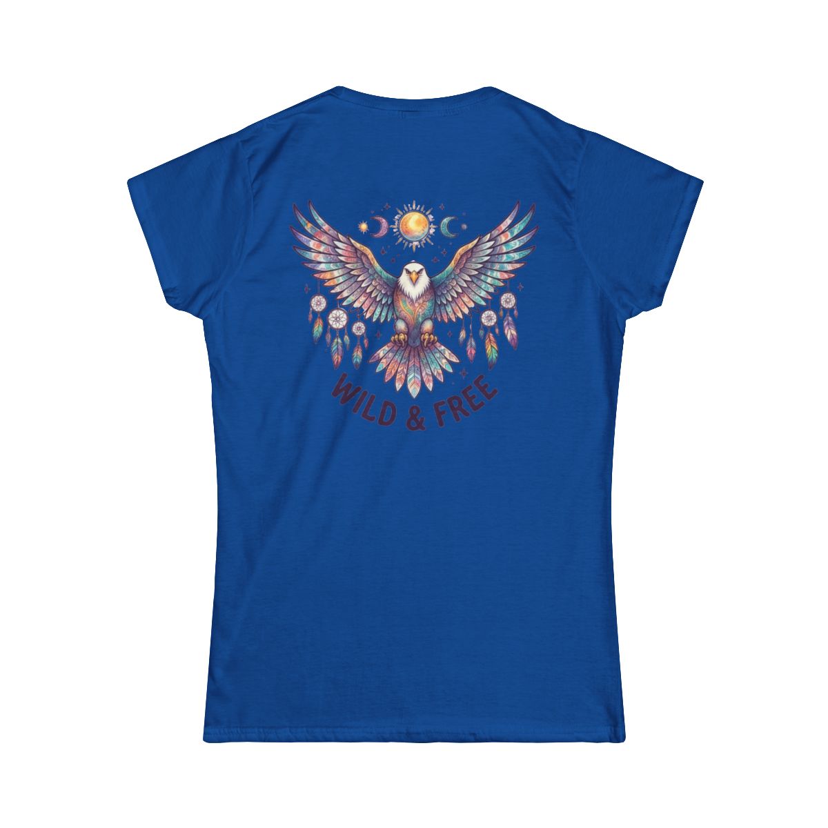 Color: Royal | Hippy Eagle Women's Tee