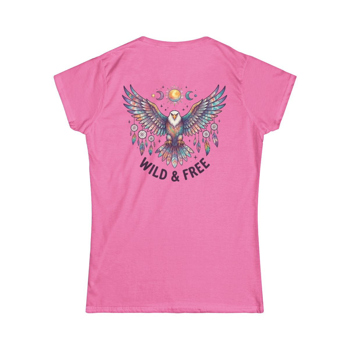Color: Azalea | Hippy Eagle Women's Tee