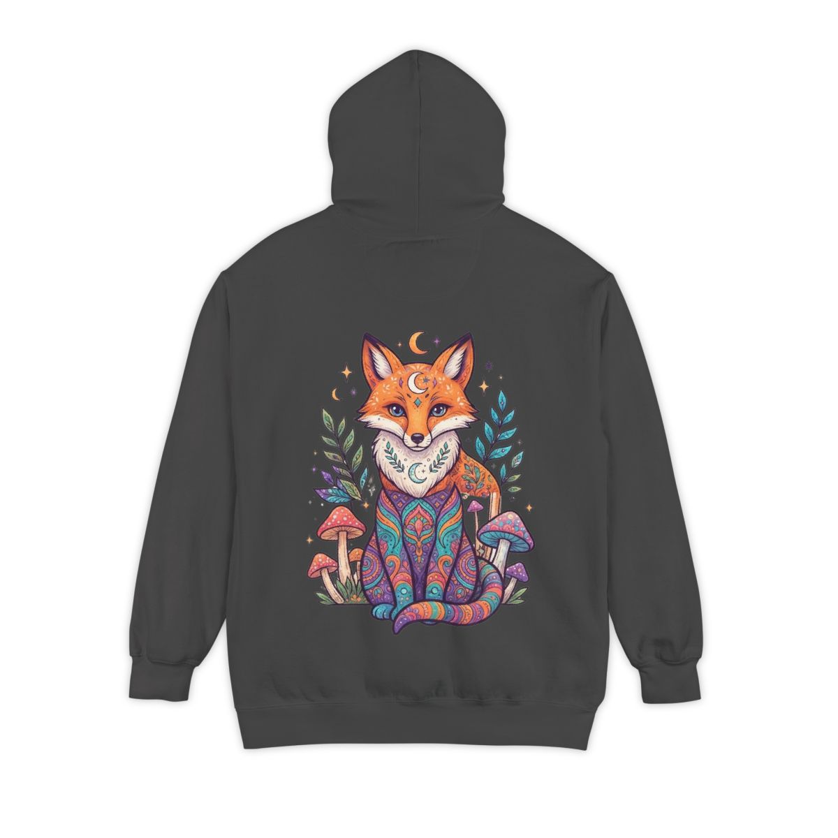 Color: Pepper | Hippy Fox Garment-Dyed Hoodie