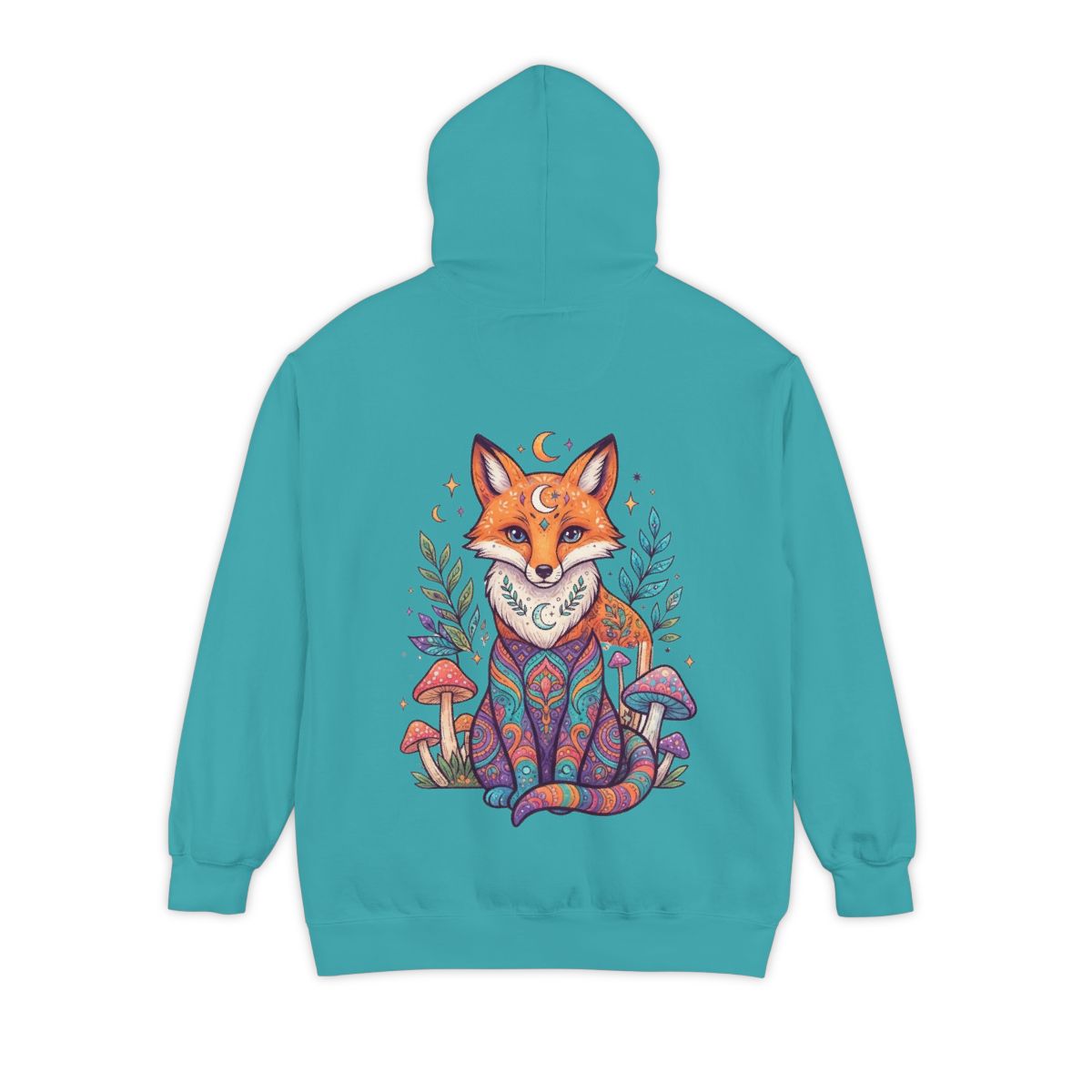 Color: Seafoam | Hippy Fox Garment-Dyed Hoodie