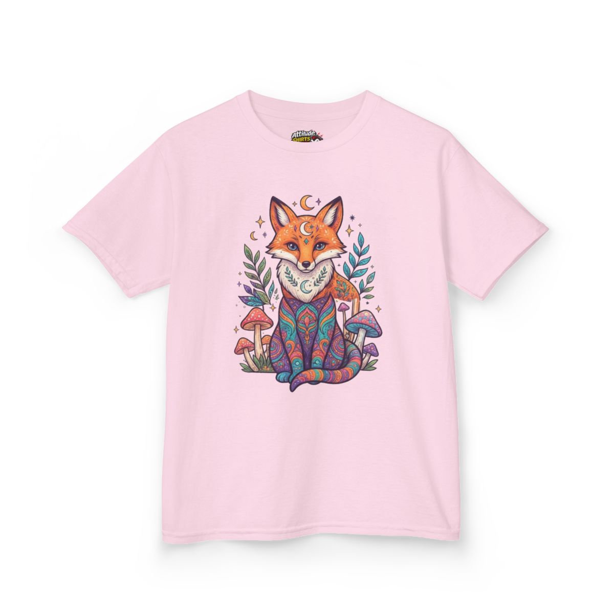 Color: Light Pink | Hippy Fox Kids Tee