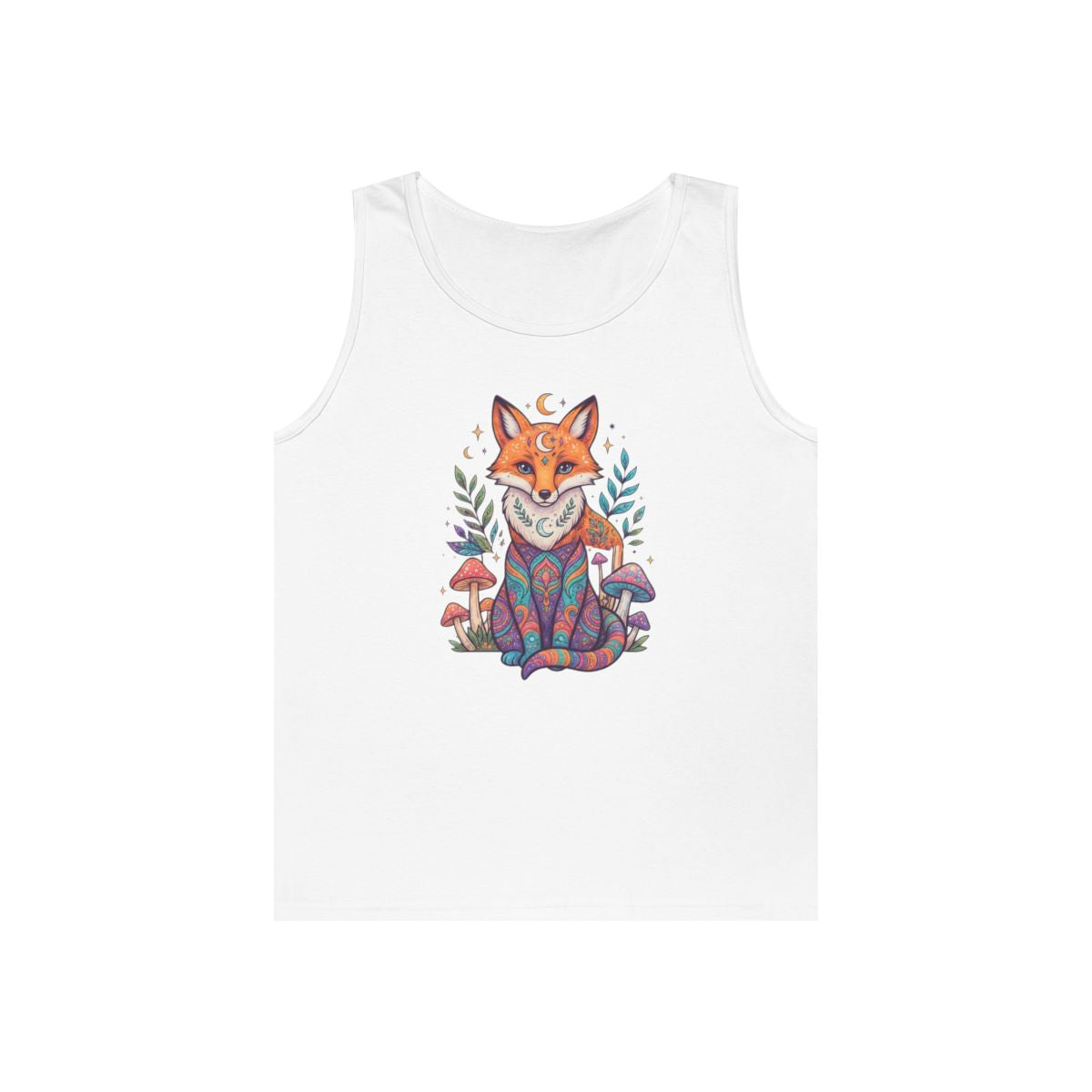 Color: White | Hippy Fox Tank Top