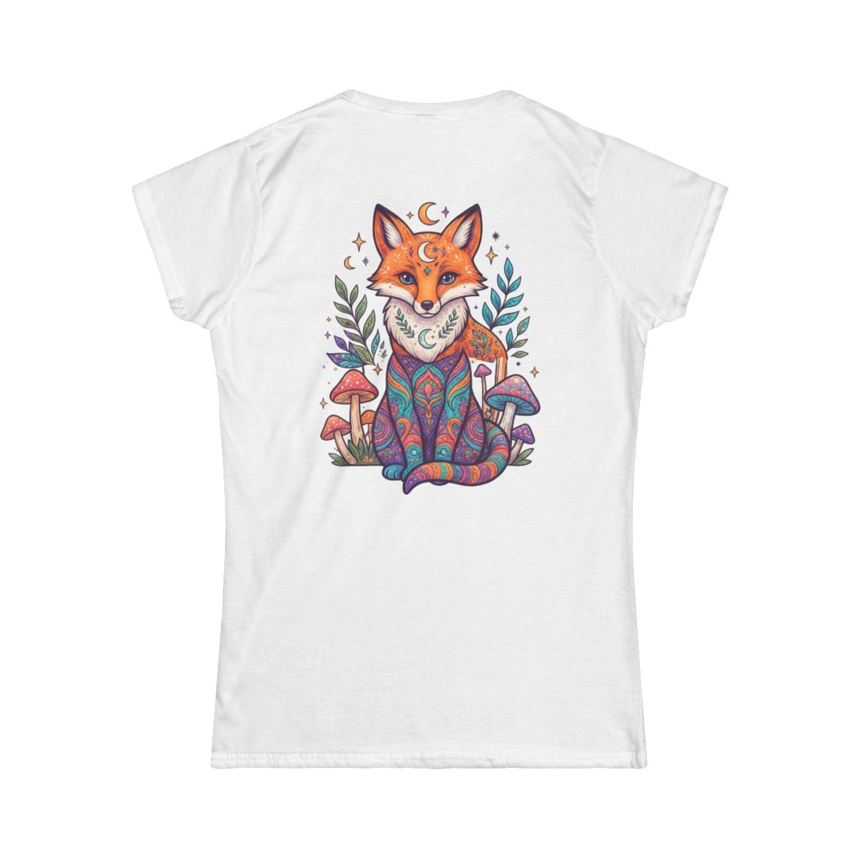 Color: White | Hippy Fox Women's Tee