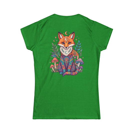 Color: Irish Green | Hippy Fox Women's Tee