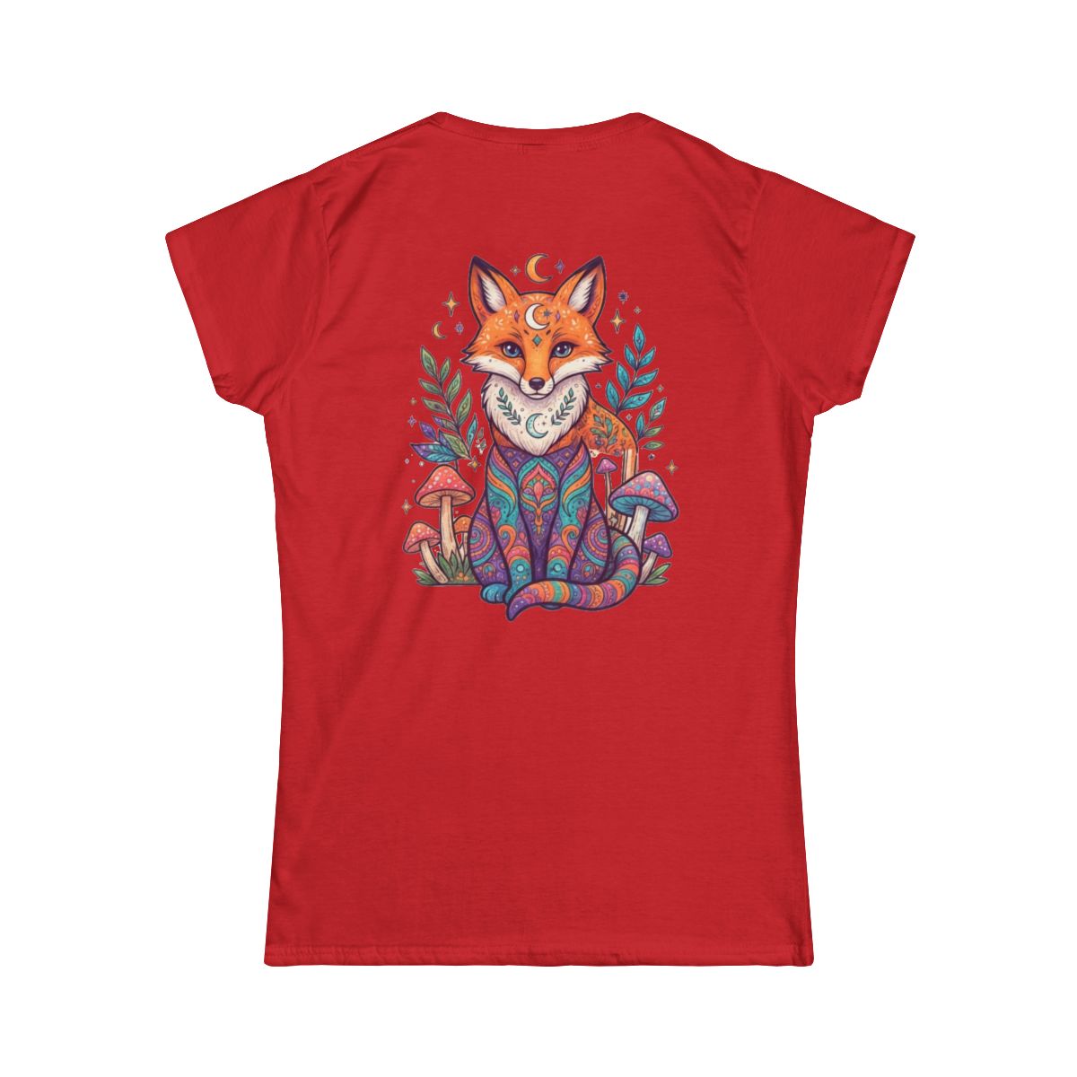 Color: Red | Hippy Fox Women's Tee