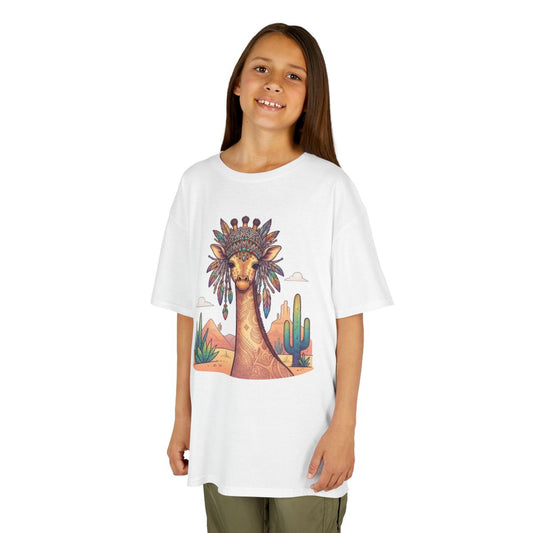 Color: White | Hippy Giraffe Kids Tee