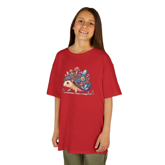 Color: Red | Hippy Hedgehog Kids Tee