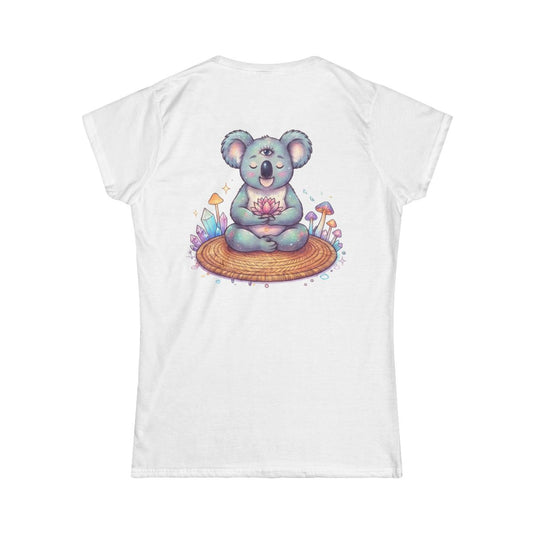 Color: White | Hippy Koala Women's Tee
