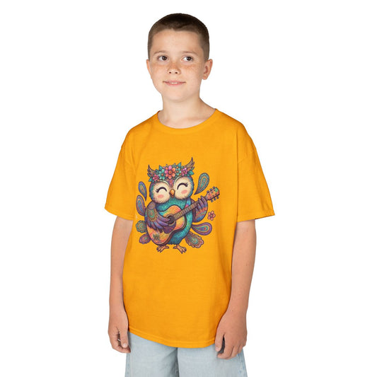 Color: Gold | Hippy Owl Kids Tee