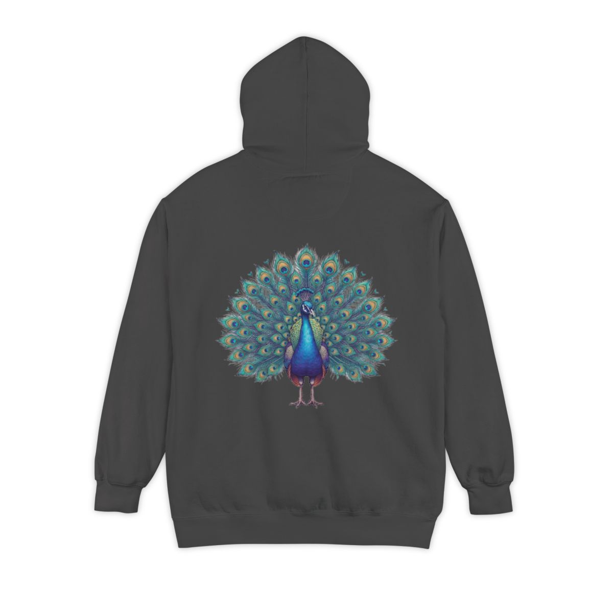 Color: Pepper | Hippy Peacock Garment-Dyed Hoodie
