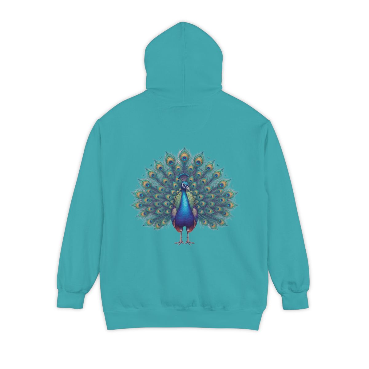 Color: Seafoam | Hippy Peacock Garment-Dyed Hoodie