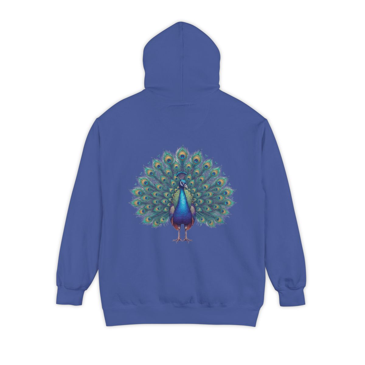 Color: Flo Blue | Hippy Peacock Garment-Dyed Hoodie