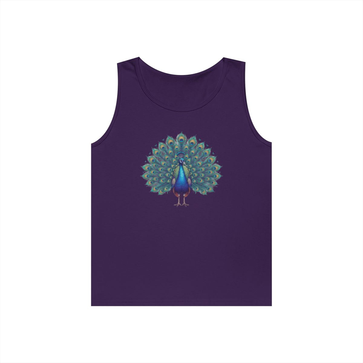 Color: Purple | Hippy Peacock Tank Top