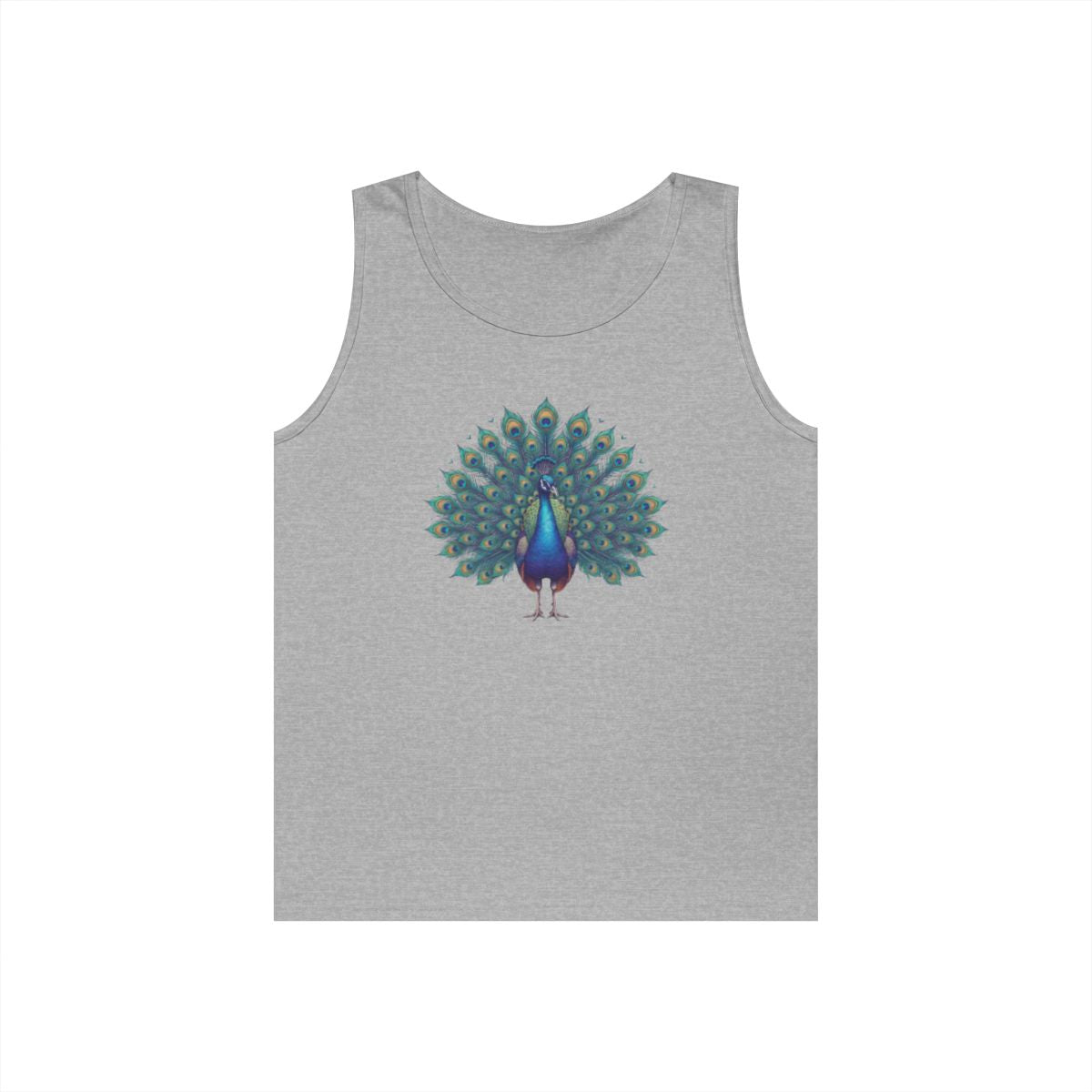Color: Sport Grey | Hippy Peacock Tank Top