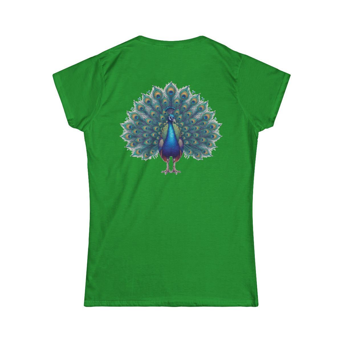 Color: Irish Green | Hippy Peacock Women's Tee