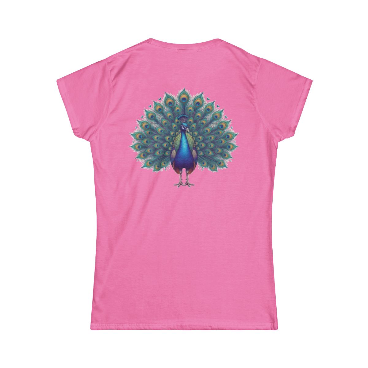 Color: Azalea | Hippy Peacock Women's Tee