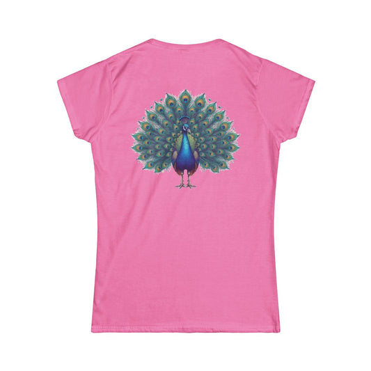 Color: Azalea | Hippy Peacock Women's Tee