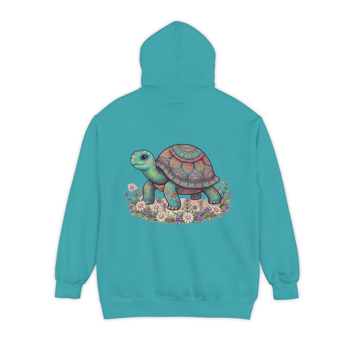 Color: Seafoam | Hippy Turtle Garment-Dyed Hoodie