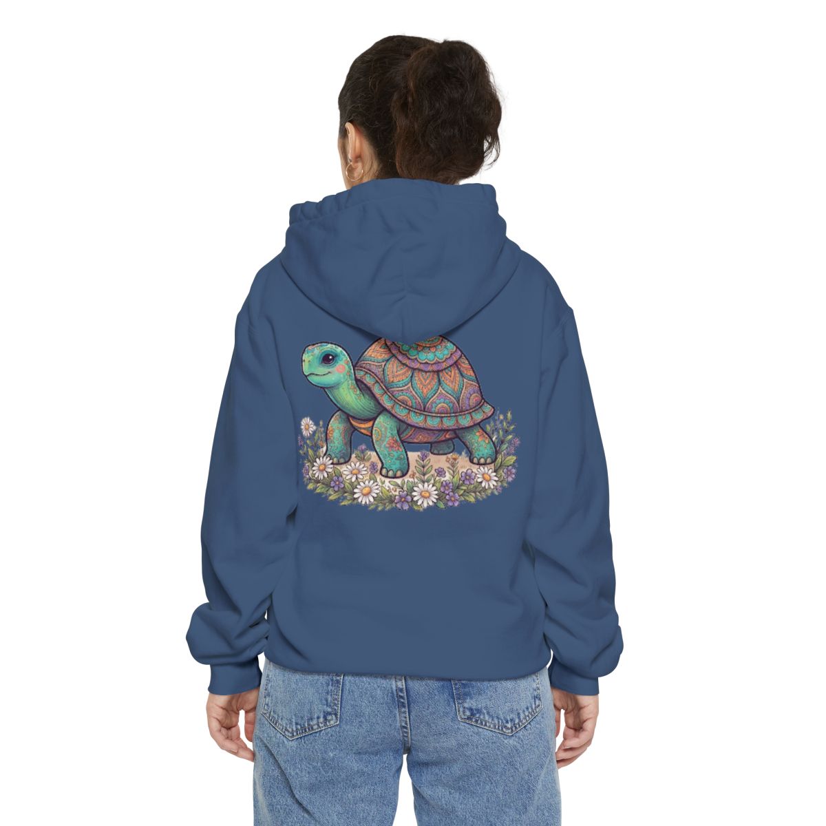 Color: True Navy | Hippy Turtle Garment-Dyed Hoodie