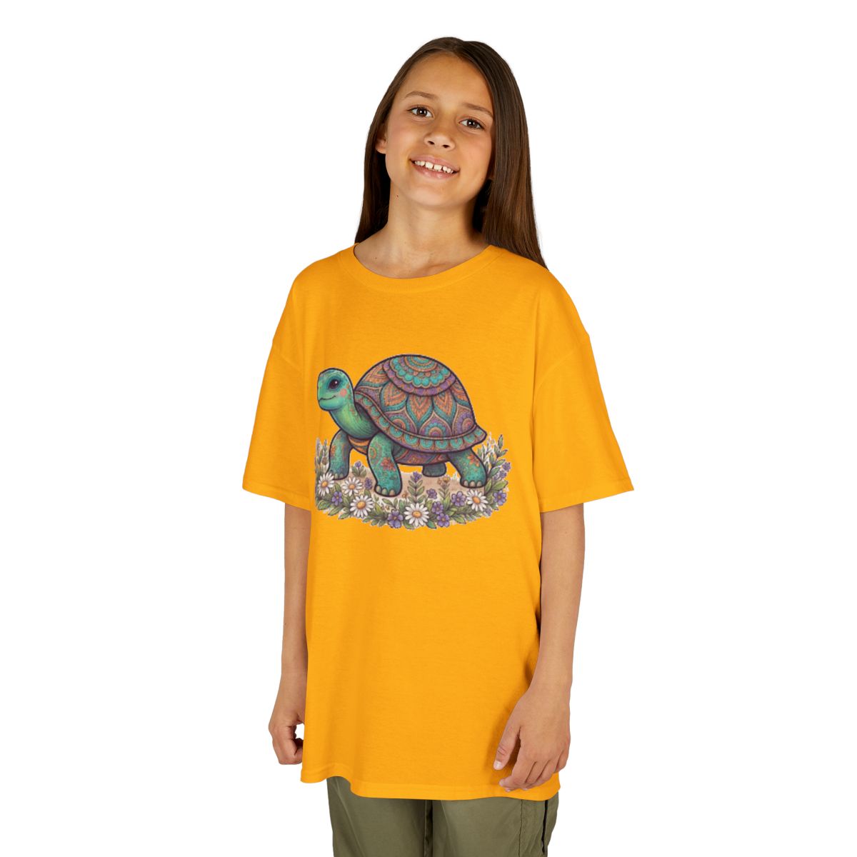 Color: Gold | Hippy Turtle Kids Tee