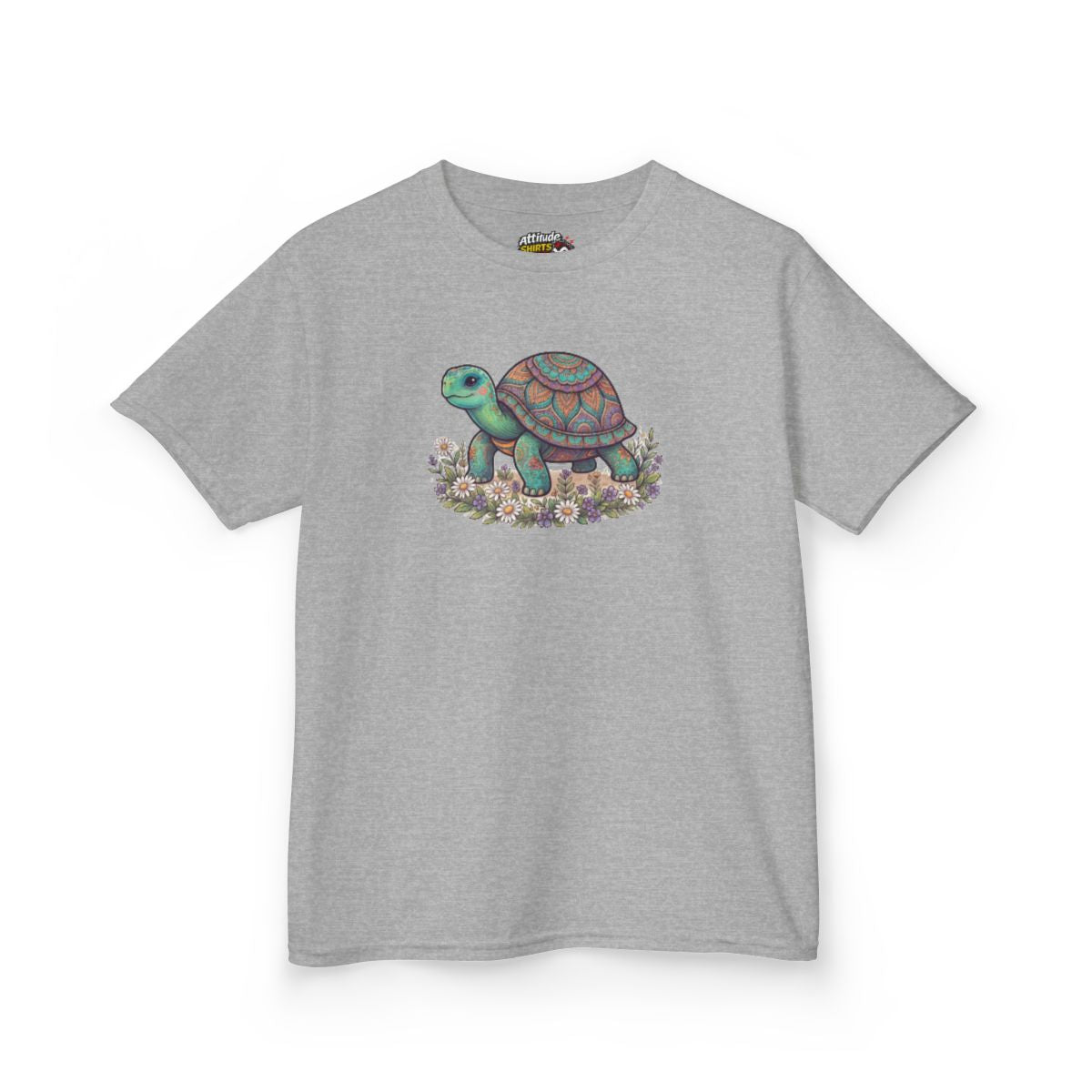 Color: Sport Grey | Hippy Turtle Kids Tee