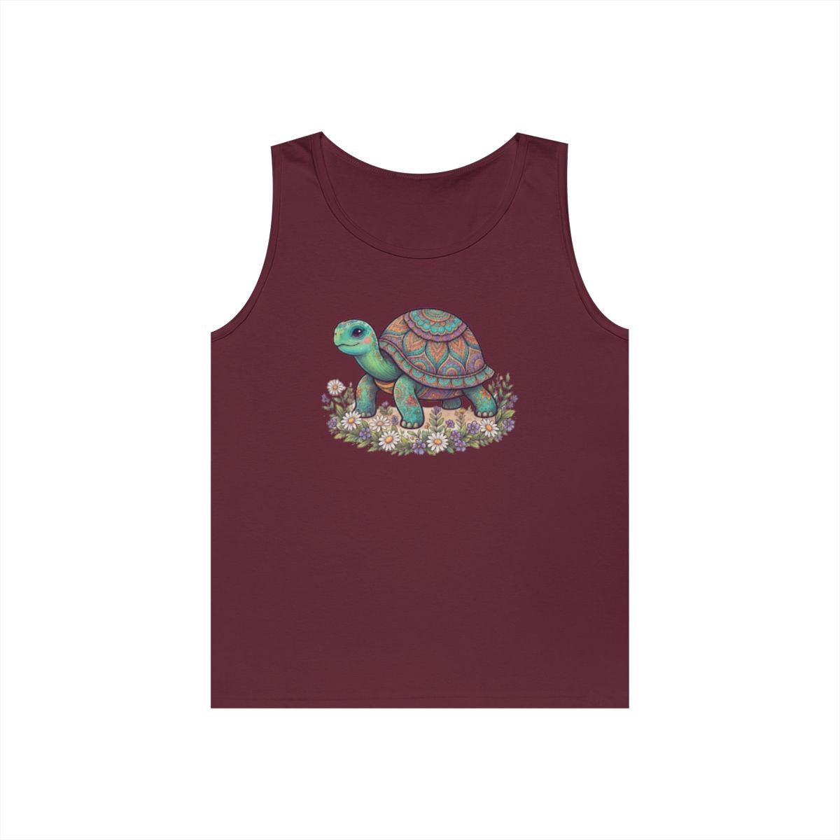 Color: Maroon | Hippy Turtle Tank Top
