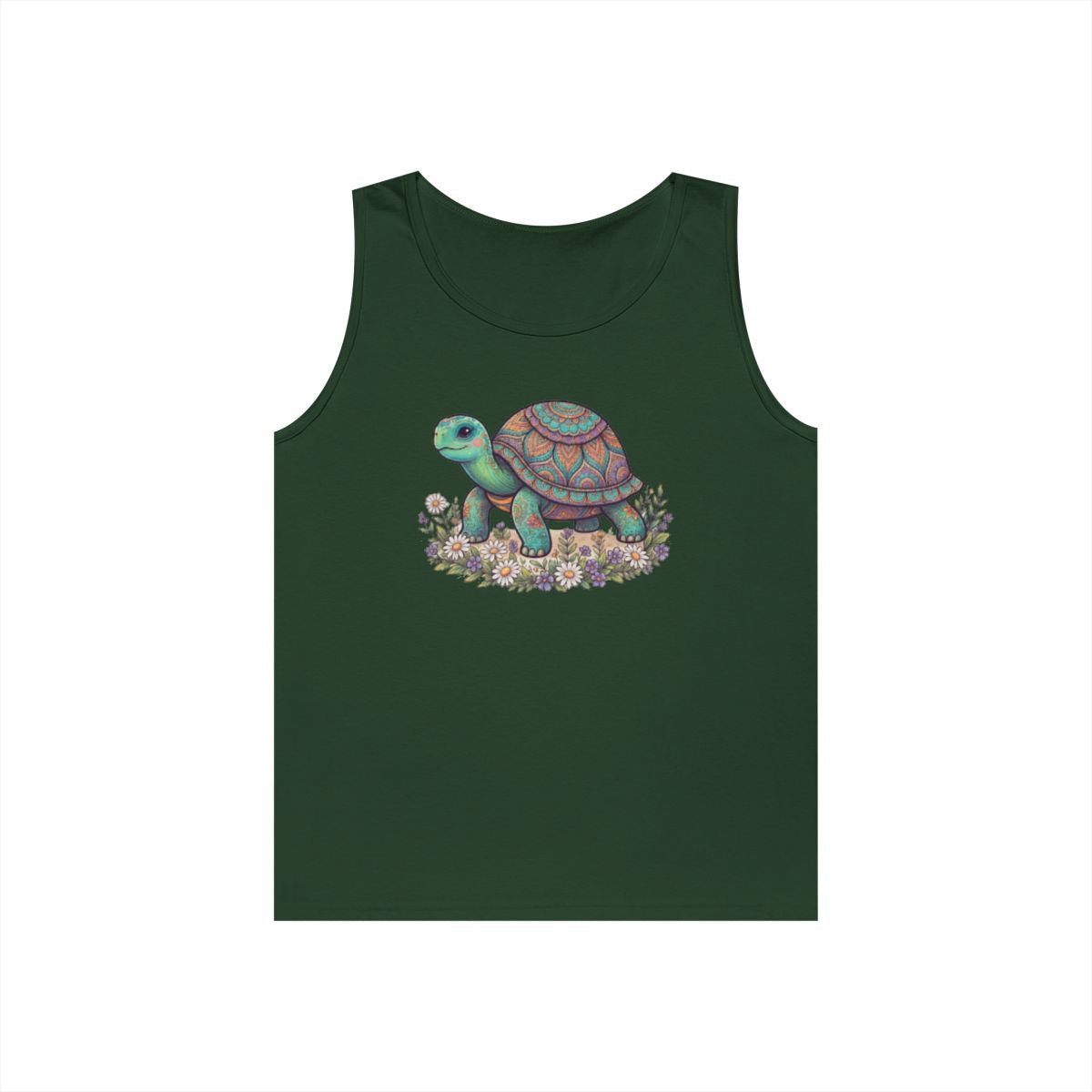 Color: Forest Green | Hippy Turtle Tank Top