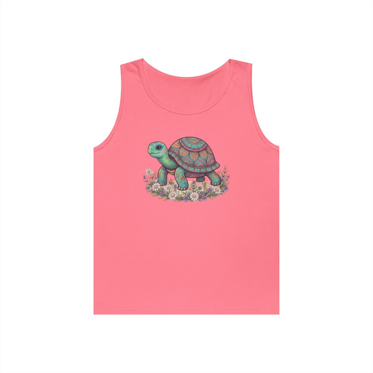 Color: Safety Pink | Hippy Turtle Tank Top