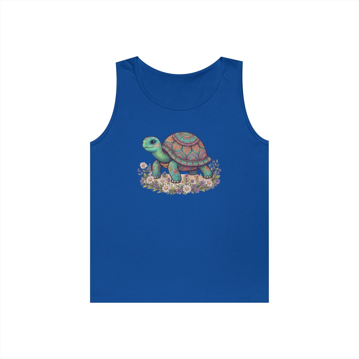 Color: Royal | Hippy Turtle Tank Top