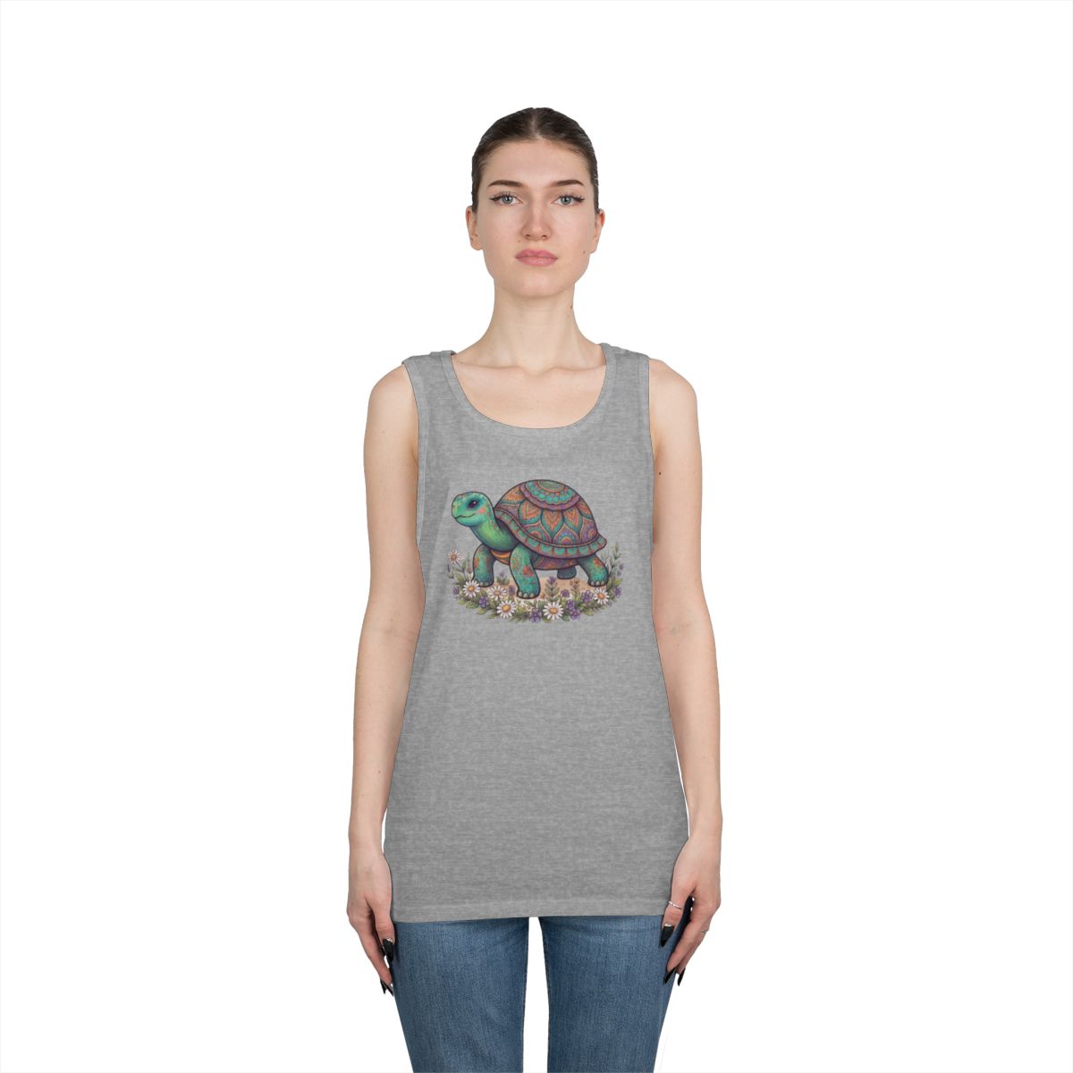 Color: Sport Grey | Hippy Turtle Tank Top