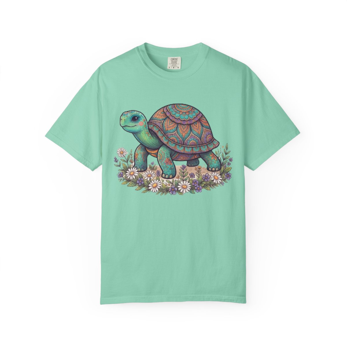 Color: Island Reef | Hippy Turtle Unisex Garment-Dyed Tee