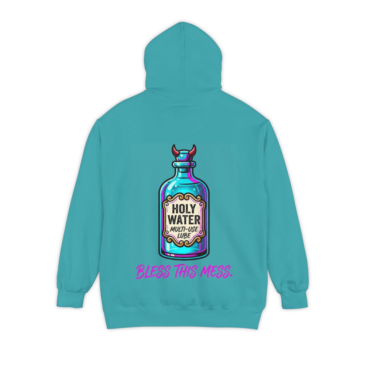 Color: Seafoam | Holy Lube Garment-Dyed Hoodie
