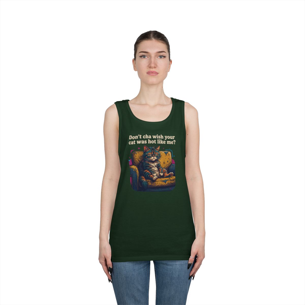 Color: Forest Green | Hot Like Me Tank Top