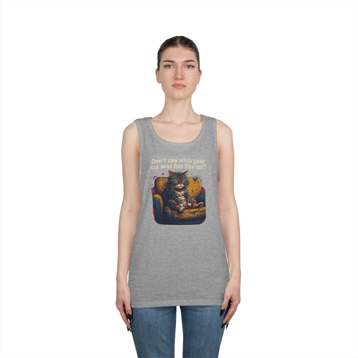 Color: Sport Grey | Hot Like Me Tank Top